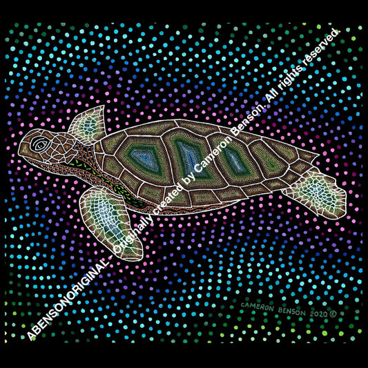 109 Turtle A4 - Square Print