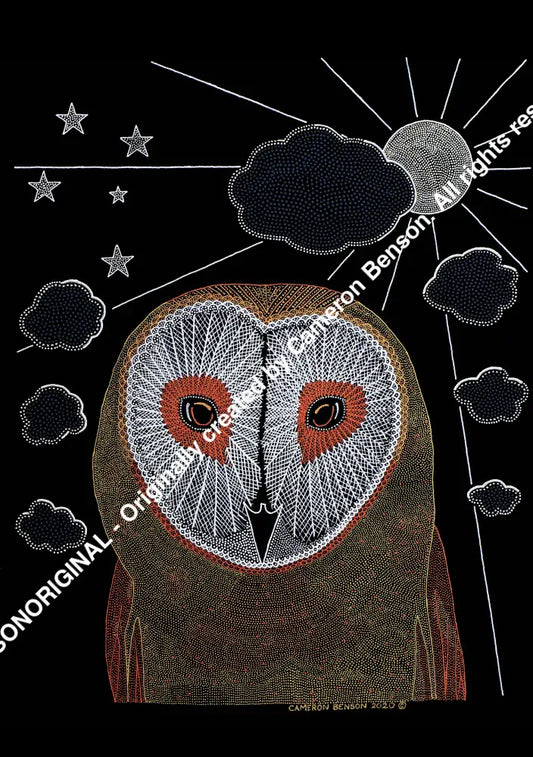 111 Owl Post Card