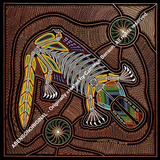 112 Platypus Cotton Rag Print