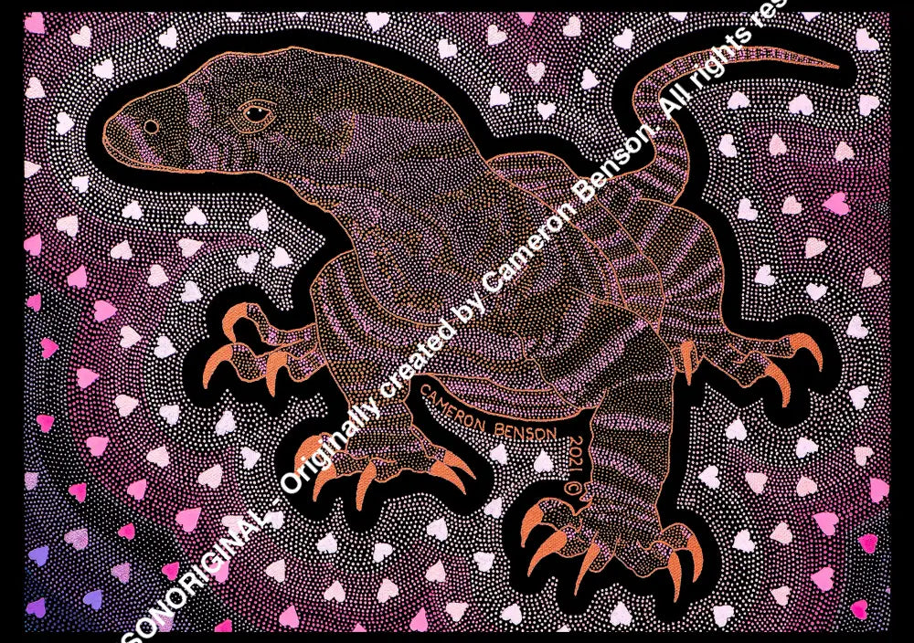 117 Goanna Post Card
