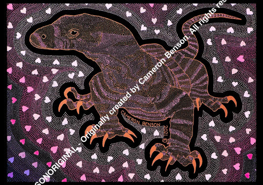 117 Goanna Post Card