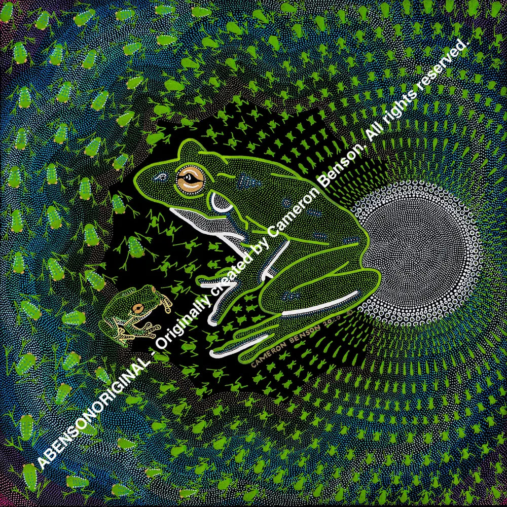 118 Green Tree Frog Magnet