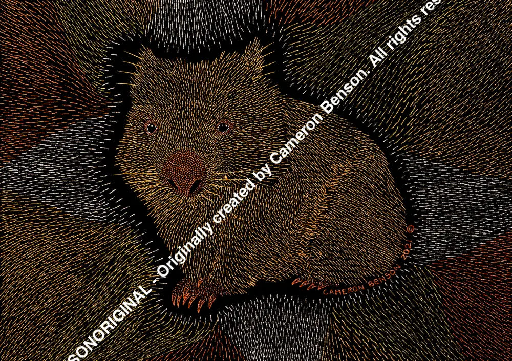 119 Wombat Post Card