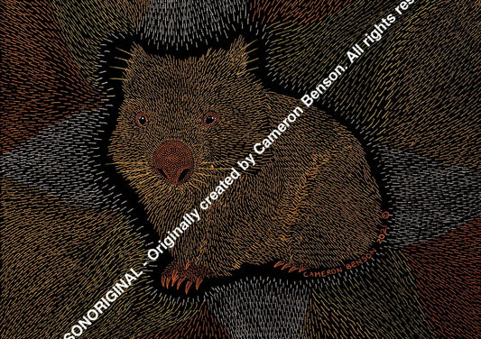 119 Wombat Post Card