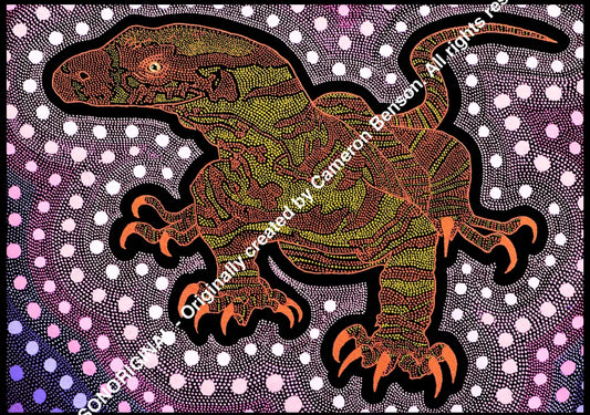 124 Goanna Post Card
