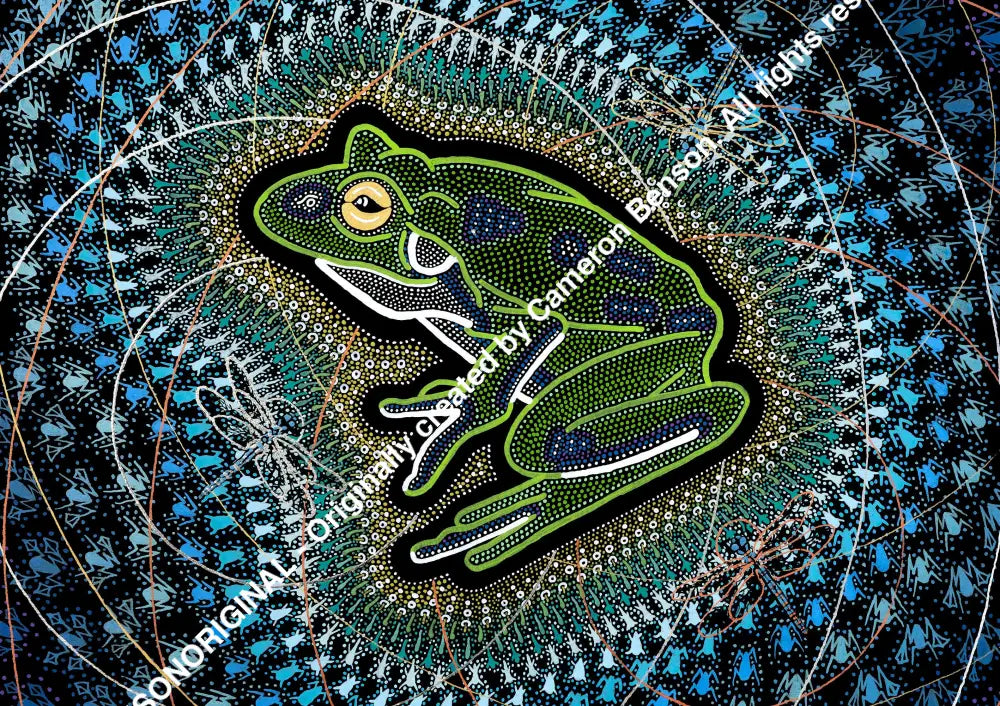 128 Green Tree Frog Singlets