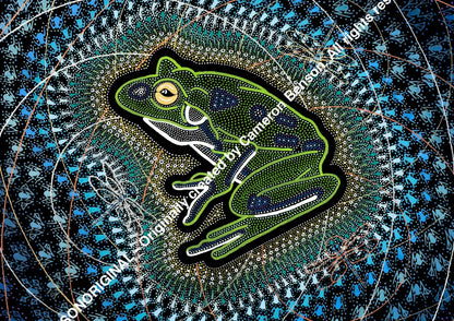 128 Green Tree Frog Singlets
