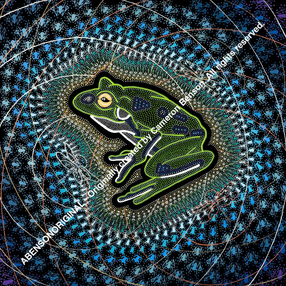 128 Green Tree Frog Singlets