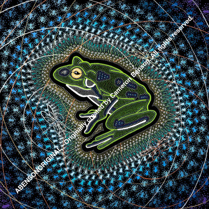 128 Green Tree Frog Singlets