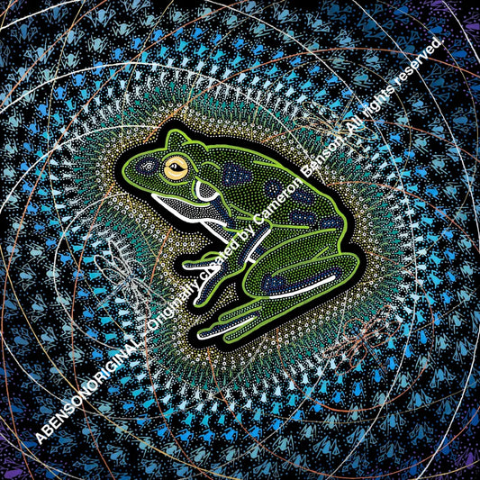 128 Green Tree Frog Singlets
