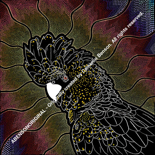 133 Black Cockatoo Magnet
